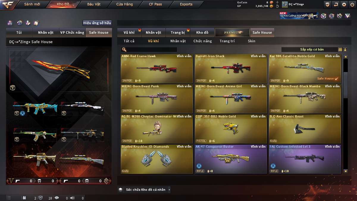 shop acc cf uy tin gia re